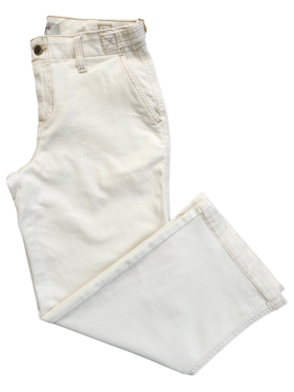 Liverpool Los Angeles Cream Wide Leg Pants Women’s Size 4